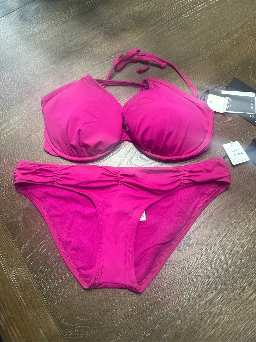 Sky Hot Pink Padded Two-Piece Bikini